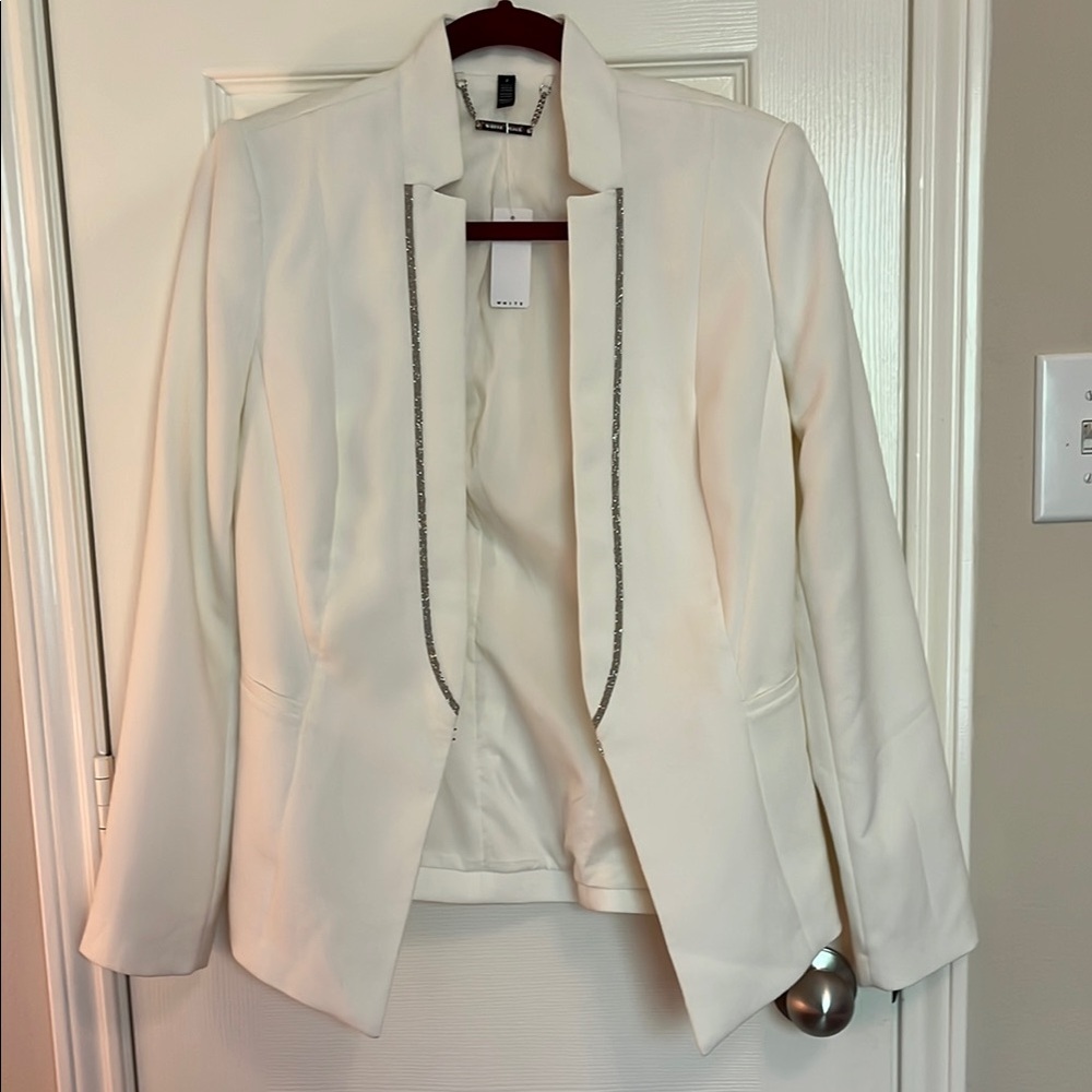 NWT White House Black Market Ballchain Blazer - Picture 2 of 15